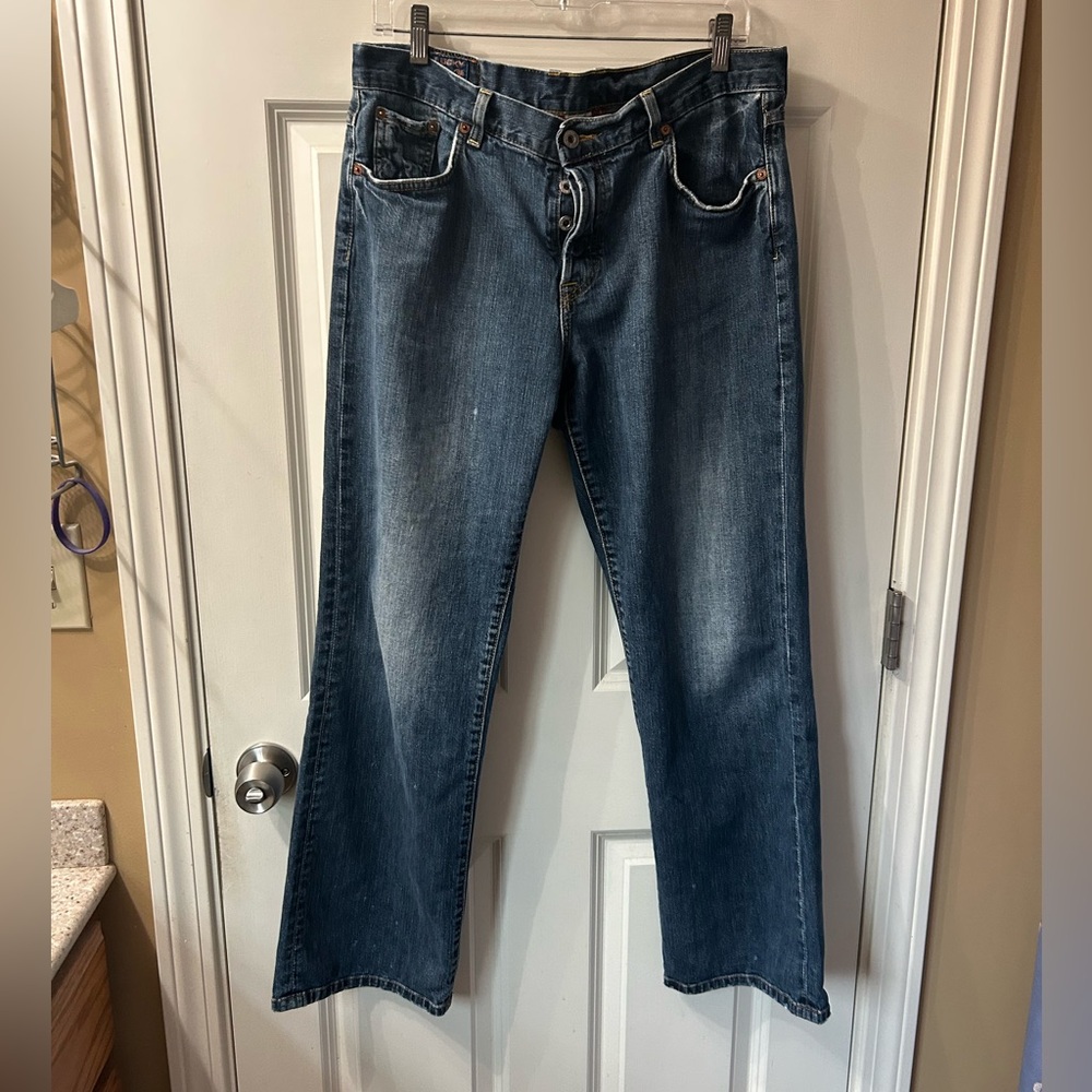 Lucky Brand Easy Rider Blue Denim Jeans size 12/31